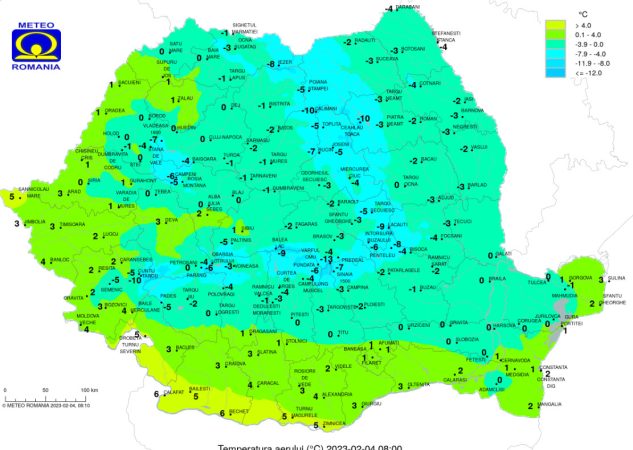 Prognoza meteo, 4 februarie 2023, vremea o să se răcească semnificativ în cea mai mare parte a țării