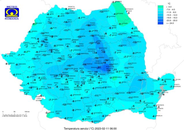 Prognoza meteo, 11 februarie 2023, vremea continuă să fie rece