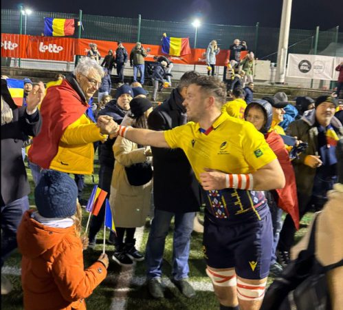 Stejarii,naționala de rugby a României, au învins cu 56-5, naționala Belgiei