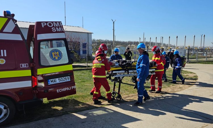 Situație de urgență generată de explozia depozitului de înmagazinare de gaze naturale, doar un exercițiu