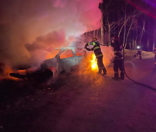 Flăcările au mistuit două autoturisme