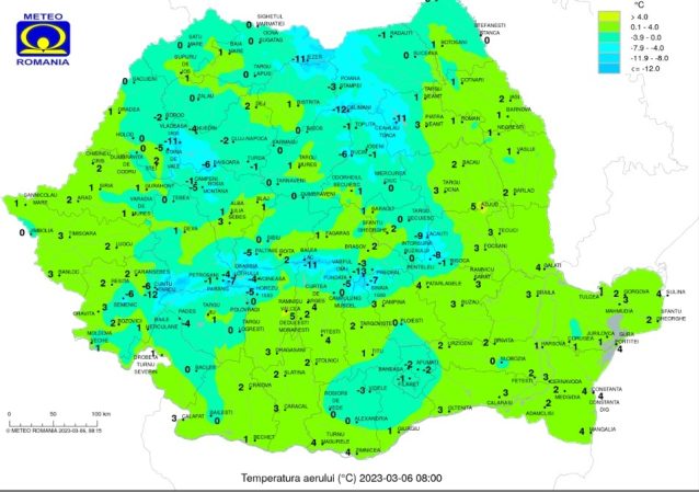 Luni, 6 martie 2023, ce anunță meteorologii și la ce temperaturi să ne așteptăm