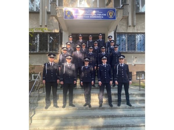 Începând cu 10 aprilie, colectivul Inspectoratului de Poliție Județean Dâmbovița s-a mărit cu 19 agenți de poliție