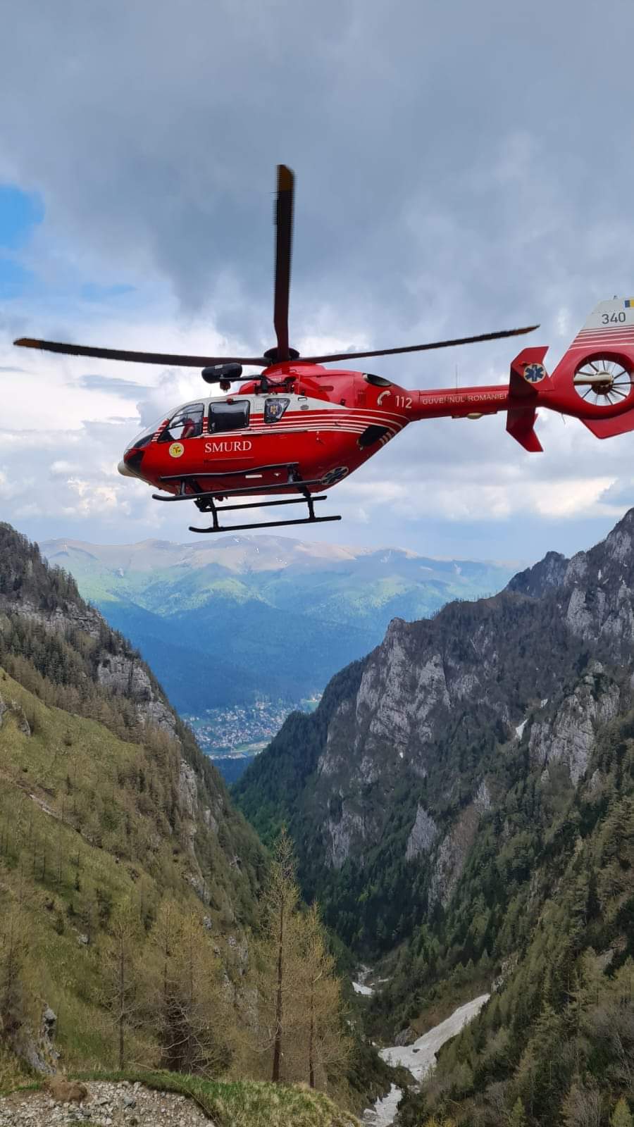 Acțiune de salvare în plină desfășurare pe Valea Caraimanului