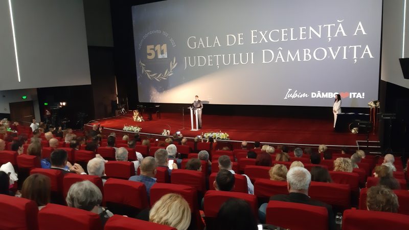 Eveniment de înaltă ținută, Gala de Excelență a județului Dâmbovița, ediția a II-a.VIDEO