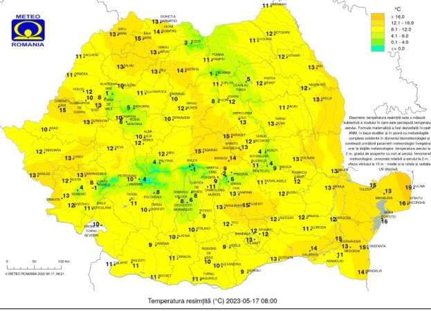 Prognoza pentru miercuri, 17 mai 2023, vremea va fi una instabilă