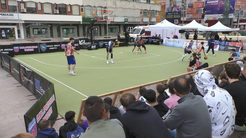 Finalele Turneului de Baschet 3×3 „Iubim Dâmbovița”. VIDEO