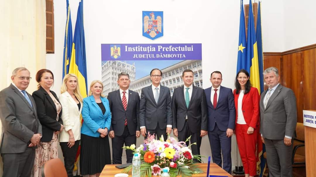 Vizita Excelenței Sale Dr. Peer Gebauer, Ambasadorul Republicii Federale Germania în România, în județul Dâmbovița