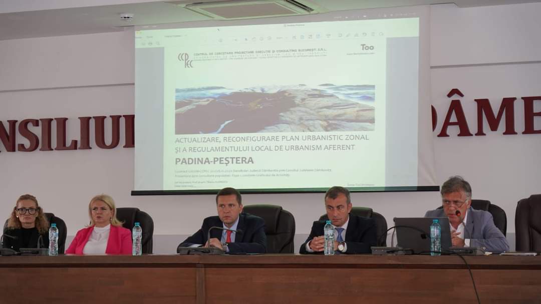 Dezbatere publică privind propunerile necesare finalizării Planului Urbanistic Zonal Peștera - Padina