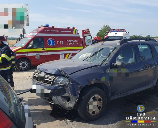 Accident rutier grav la intersecția DN 71 cu DJ 701- Moara Nouă