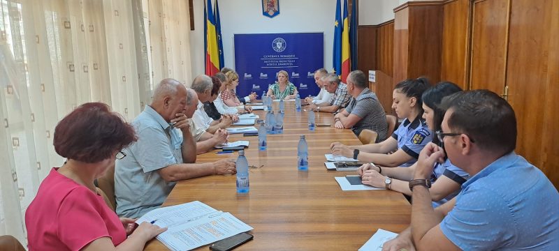 Ședința Comisiei de Dialog Social, s-au discutat o serie de probleme de interes județean