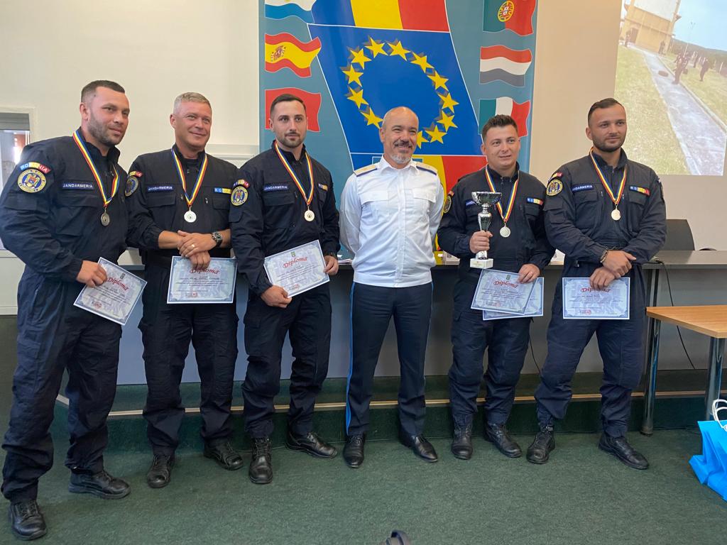Luptătorii antitero de la Jandarmeria Dâmbovița, sunt vicecampioni la Olimpiada echipelor de intervenție antiteroristă, astăzi