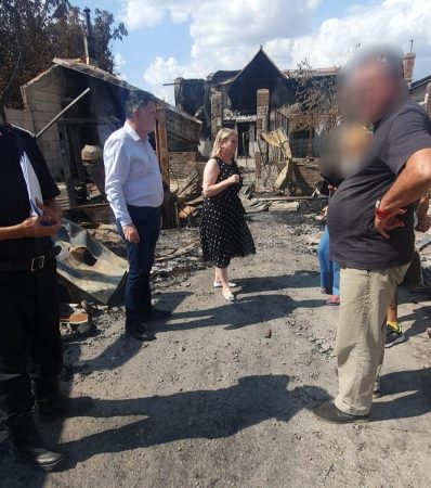 Case arse, mormane de fiare și mult scrum – atât a mai rămas după exploziile violente din Crevedia