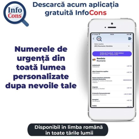 Îți place să călătorești? Atunci ai nevoie de aplicația InfoCons pe telefonul tău!