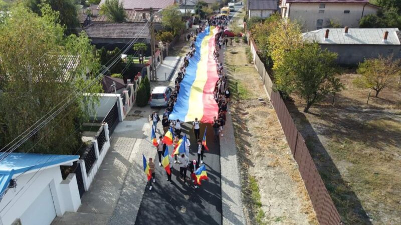 Marșul tricolorului de Ziua Armatei României la Răcari