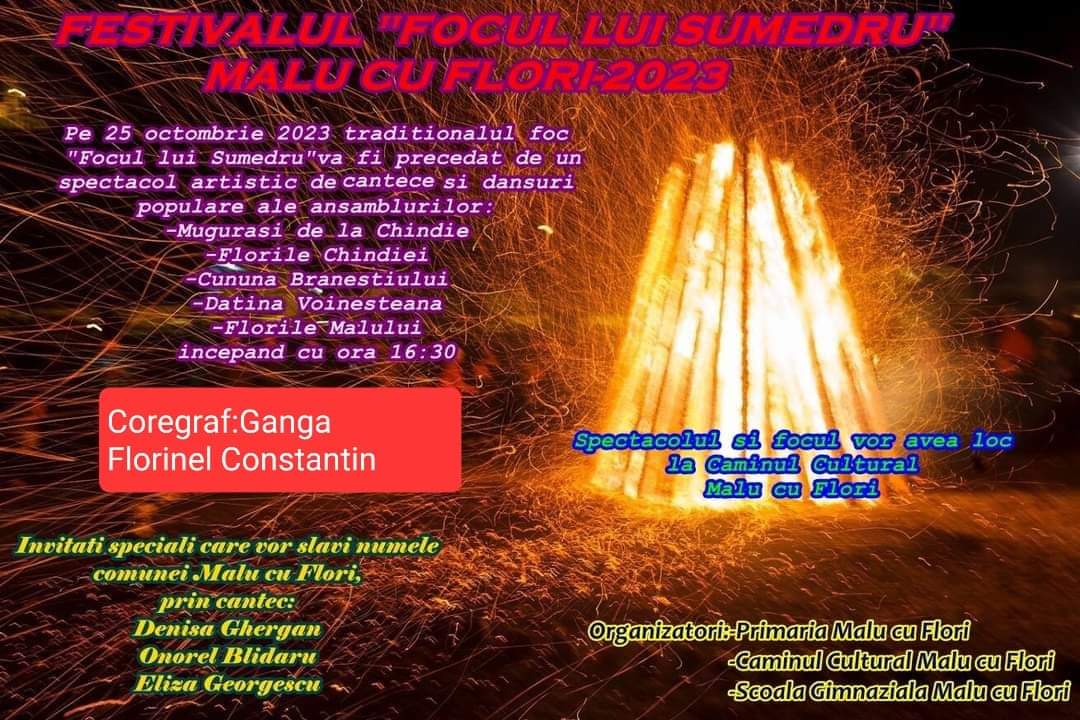În noaptea de 25 spre 26 octombrie, dinaintea sărbătorii Sfântului Dimitrie, apărătorul păstorilor, se aprind focuri și tinerii se adună în jurul acestora.