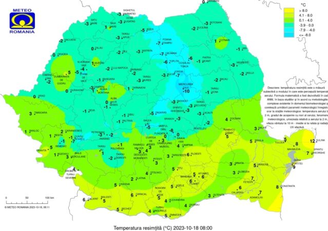 Vremea rămâne rece și în unele zone vor fi condiții de ploaie