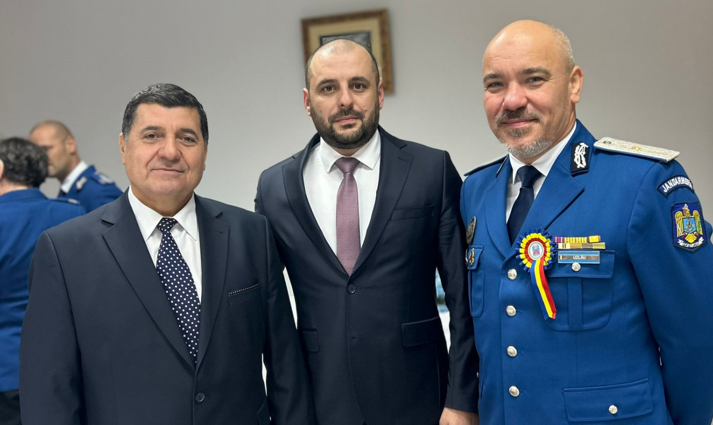 Patric Daniel Ghebaru, directorul Penitenciarului Mioveni, a reprezentat ANP la Festivitatea de absolvire a Promoției 36 a Școlii Militare de Jandarmi „Gr. Al. Ghica” Drăgășani