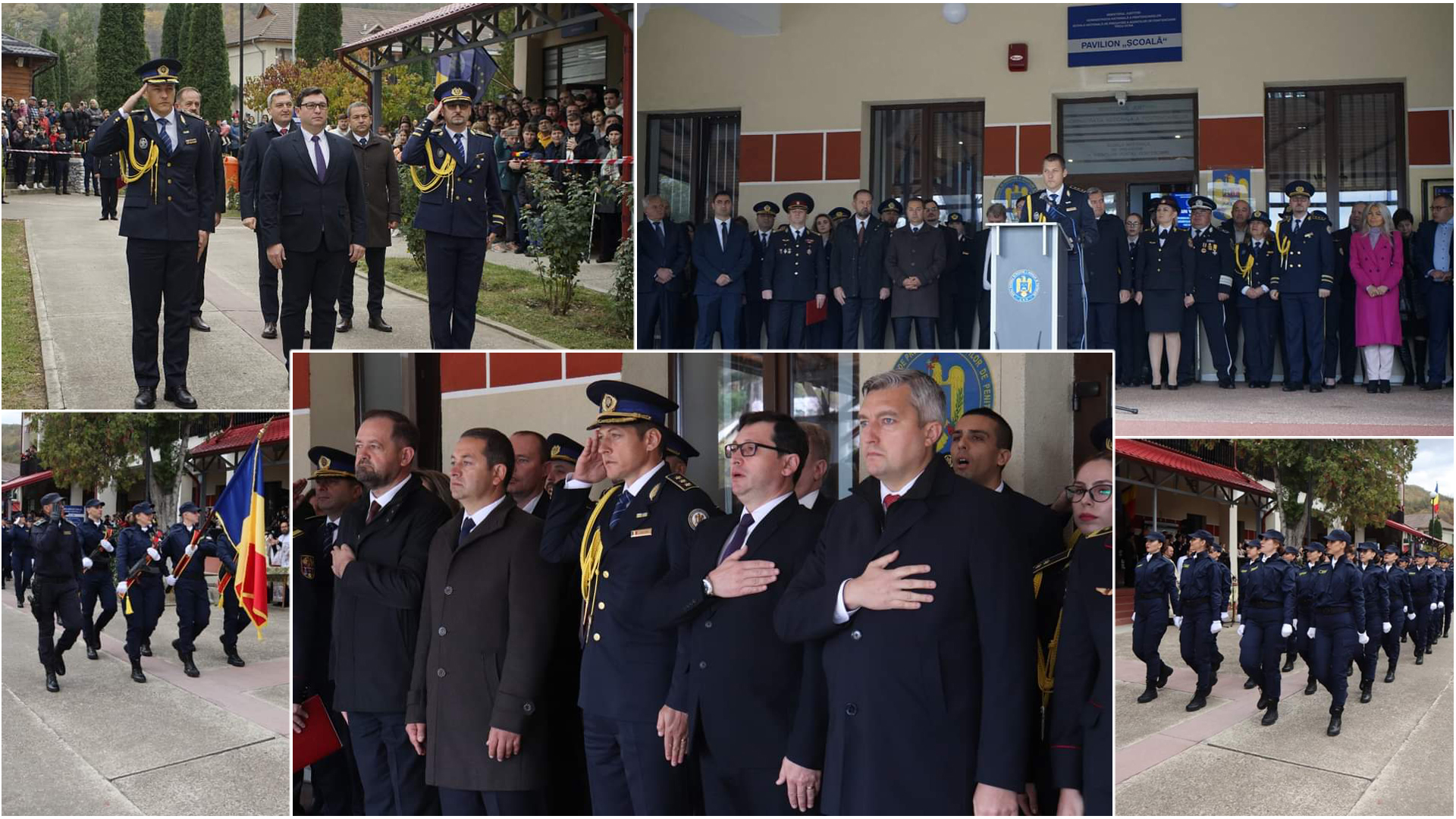 Directorul Penitenciarului Mioveni, Patric Daniel Ghebaru, invitat de onoare la depunerea Jurământului elevilor SNPAP Târgu Ocna