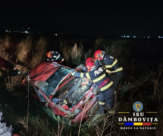 Accident în Ulmi/Nisipurile: Impact sever, dar fără pierderi de vieți