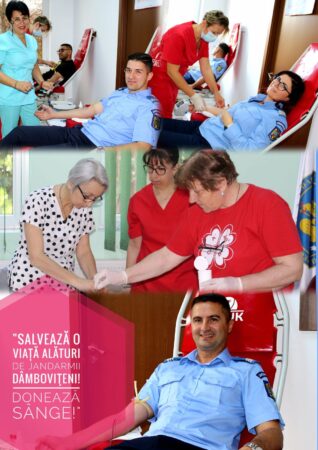 Salvează o viaţă alături de jandarmii dâmboviţeni!
