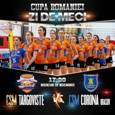 CSM Târgoviște întâlnește în turul 2 al Cupei României, pe CSM Corona Brașov