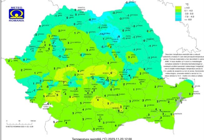 Un nou val de aer polar, lovește România