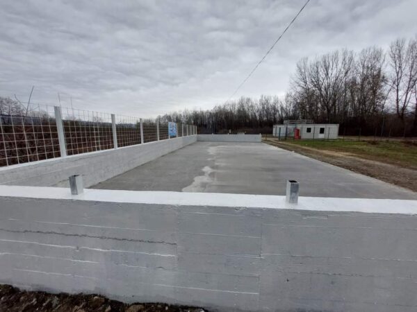 Toleranța va fi 0 :La Voinești a fost dată în folosință o platformă betonată pentru depozitarea temporară a materialelor rezultate în urma demolărilor