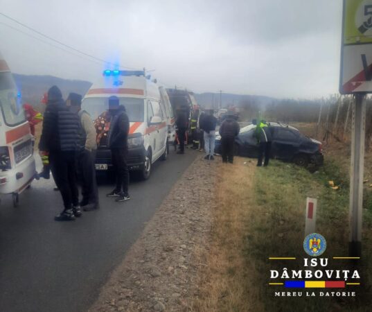 Accident grav pe DN 72A Voinești