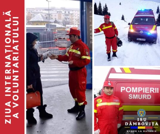ISU Dâmbovița: Pe 5 decembrie, sărbătorim Ziua Internațională a Voluntariatului