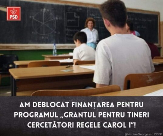PSD: Tinerii cu performanțe la învățătură sunt răsplătiți pe măsură