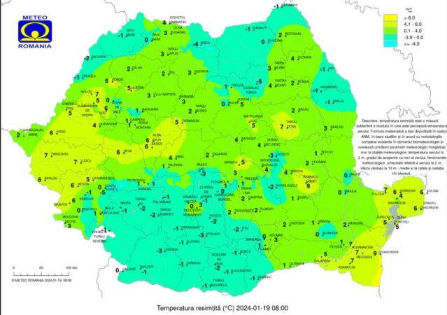 Alertă meteo: RĂCIRE ACCENTUATĂ începând de vineri, 19 ianuarie, până duminică, 21 ianuarie Alertă meteo: RĂCIRE ACCENTUATĂ începând de vineri, 19 ianuarie, până duminică, 21 ianuarie, cele mai puternice ninsori sunt așteptate sâmbătă în sudul țării.