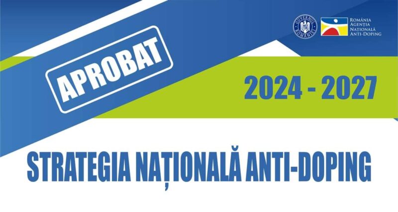 Strategia Națională Anti-Doping 2024-2027 – adoptată de Guvernul României Strategia Națională Anti-Doping 2024-2027 - adoptată de Guvernul României, în ședința de guvern de vineri a fost adoptată Hotărârea