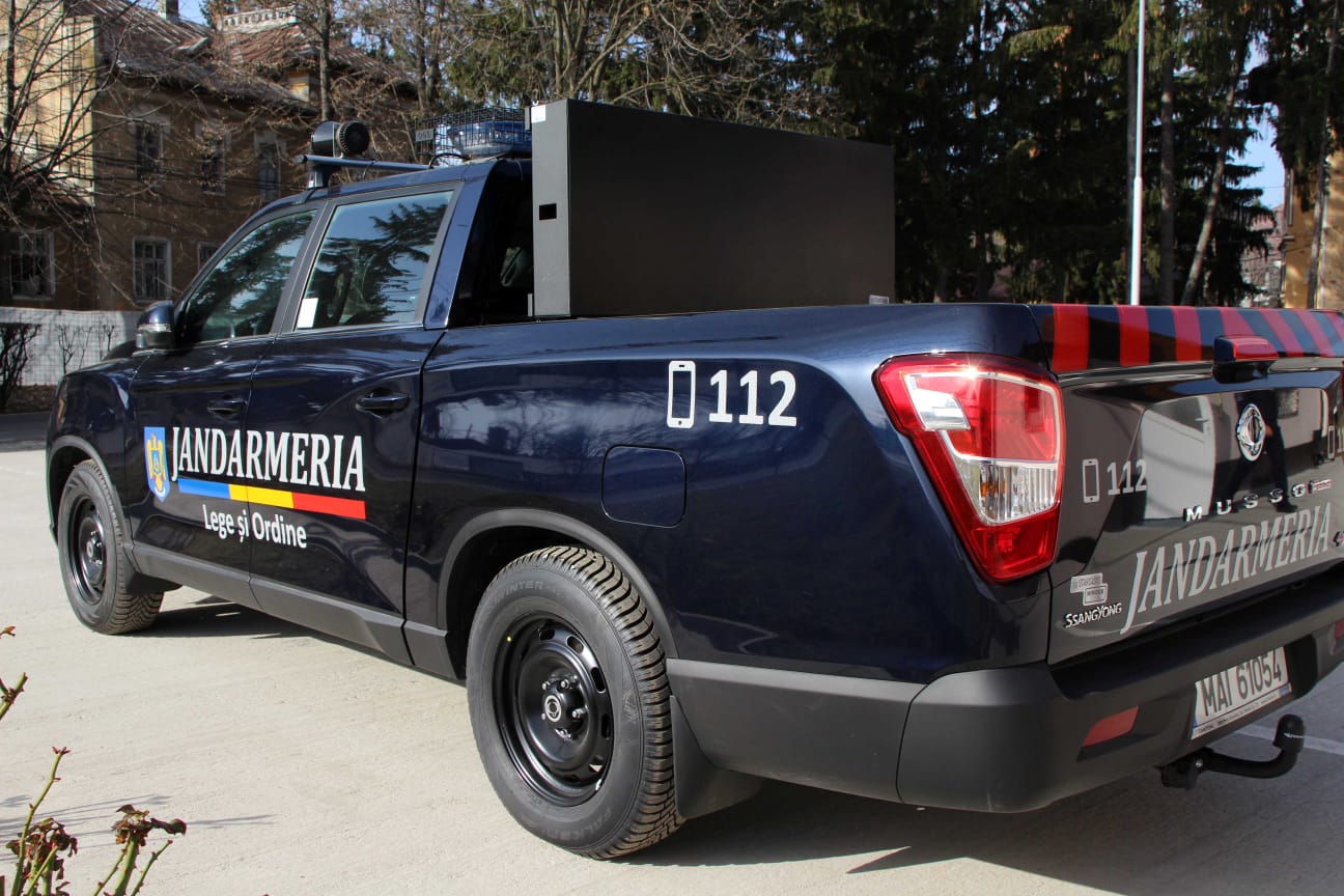 Jandarmeria Dâmboviţa a primit o autospecială ultramodernă, pentru a interveni în sprijinul populației este nevoie pe