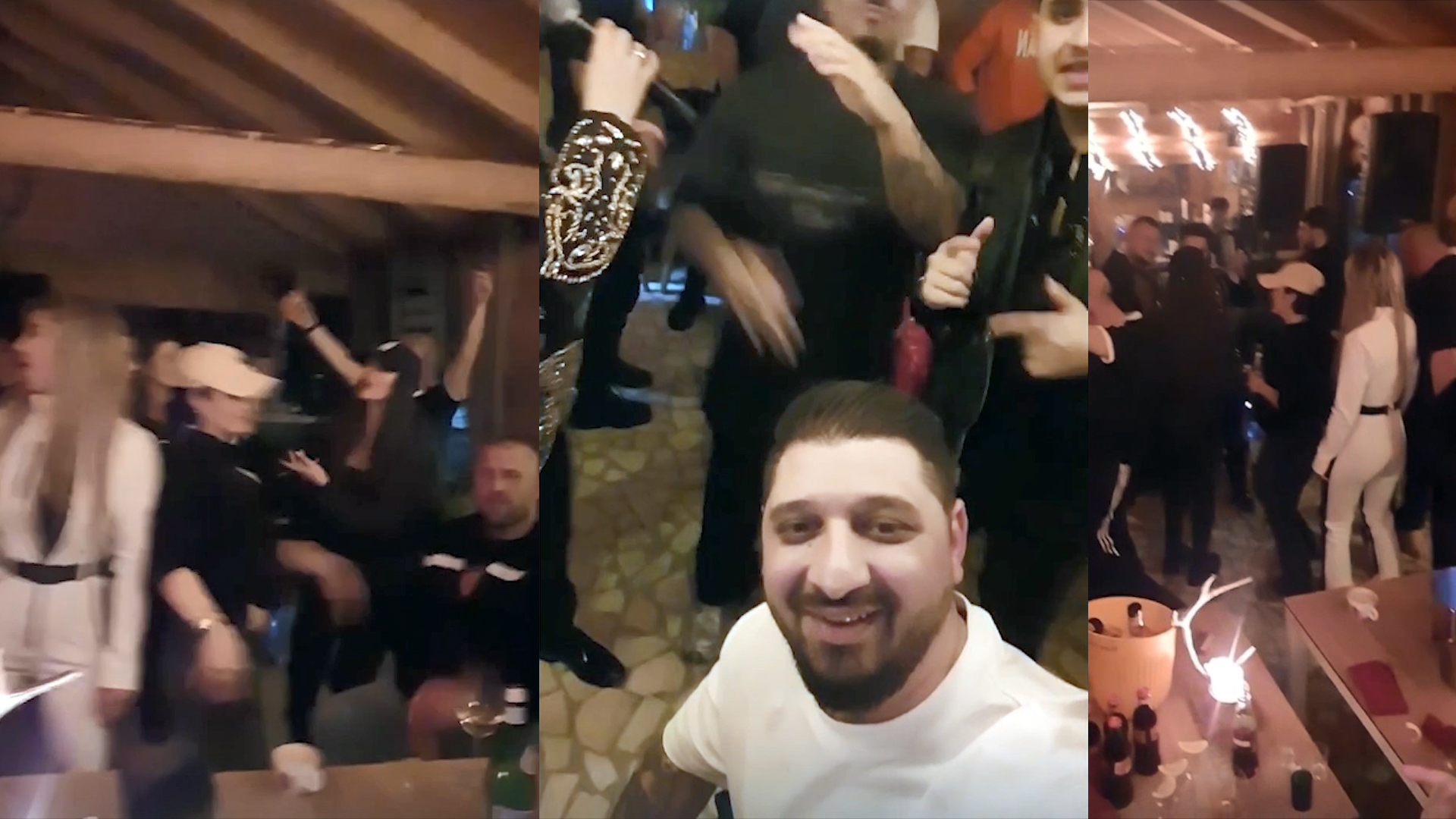 Crima de la hotelul din zona Padina. Imagini care au fost surprinse cu puțin timp înainte de conflictul sângeros, apar atât suspecții