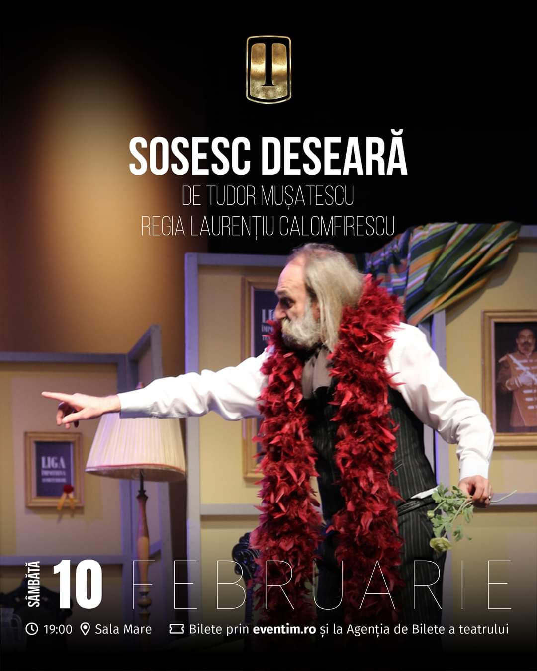 "Sosesc deseară!" - cu o astfel de promisiune oare se va face primăvară în viața Anișoarei, o domnișoară pudică, visând la măritiș?