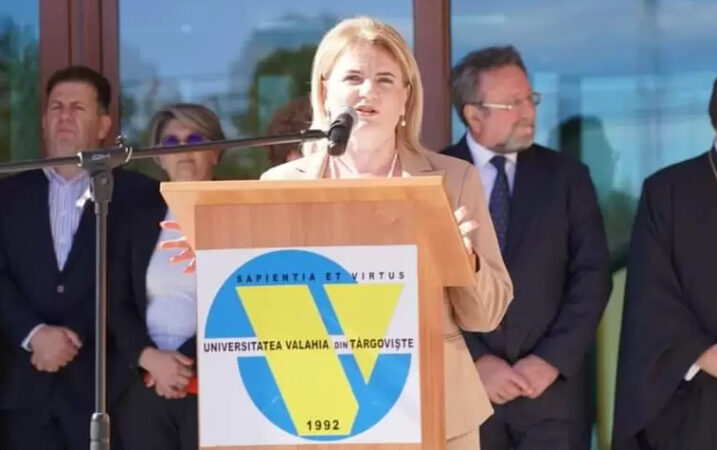 Conf. univ. dr. Claudia Gilia este noul președinte al Senatului Universității Valahia Târgoviște