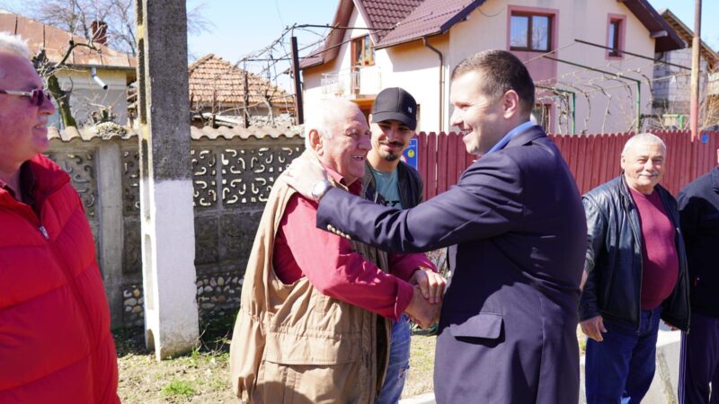 Prin PJDL au fost asfaltate drumul principal și ulițele laterale din satul Sălcioara, comuna Mătăsaru