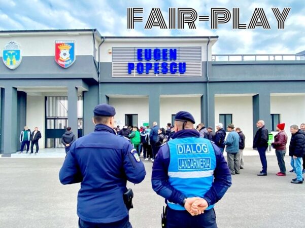 Jandarmii dâmbovițeni vor asigura măsurile de ordine publică, sâmbătă, 9 martie a.c., începând cu ora 11:00, pe stadionul