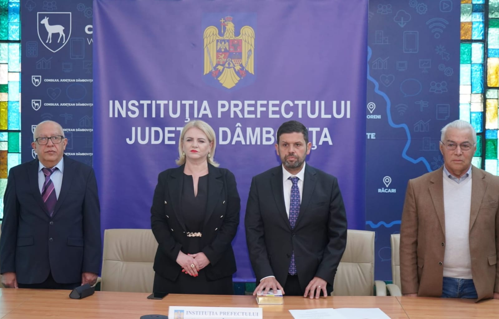 Marian Tănase a depus jurământul de credință pentru funcția de subprefect al județului Dâmbovița