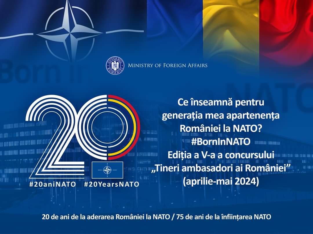 Concursul „Tineri ambasadori ai României” organizat de Arhivele Diplomatice ale Ministerului Afacerilor Externe cu tema