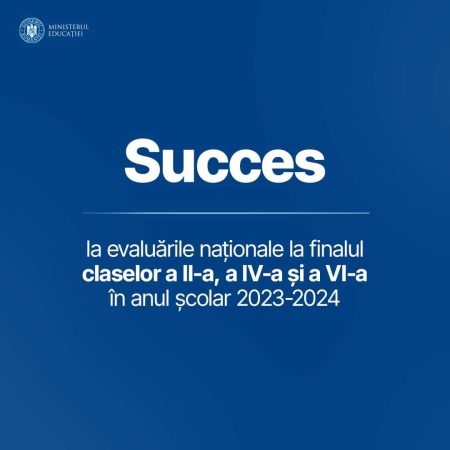 Evaluările naționale la finalul claselor a II-a, a IV-a și VI-a în anul școlar 2023 – 2024, încep luni, 13 mai.