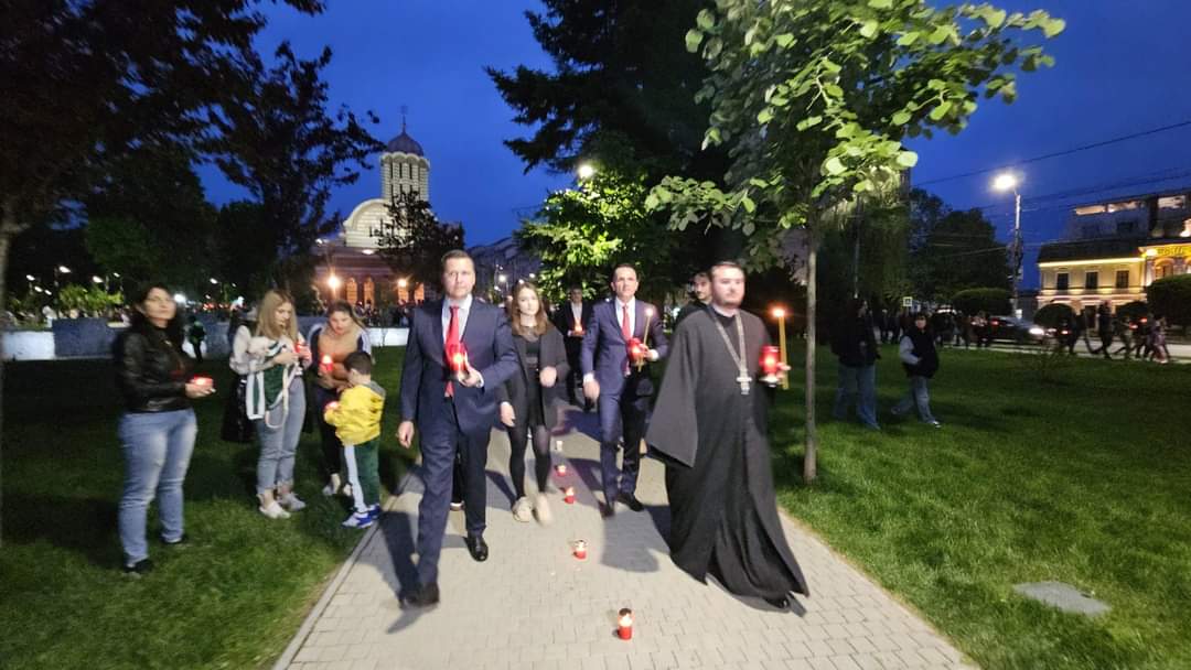 Calea Luminii, eveniment unic, emoționant, la a 25-a ediție, în municipiul Targoviste.