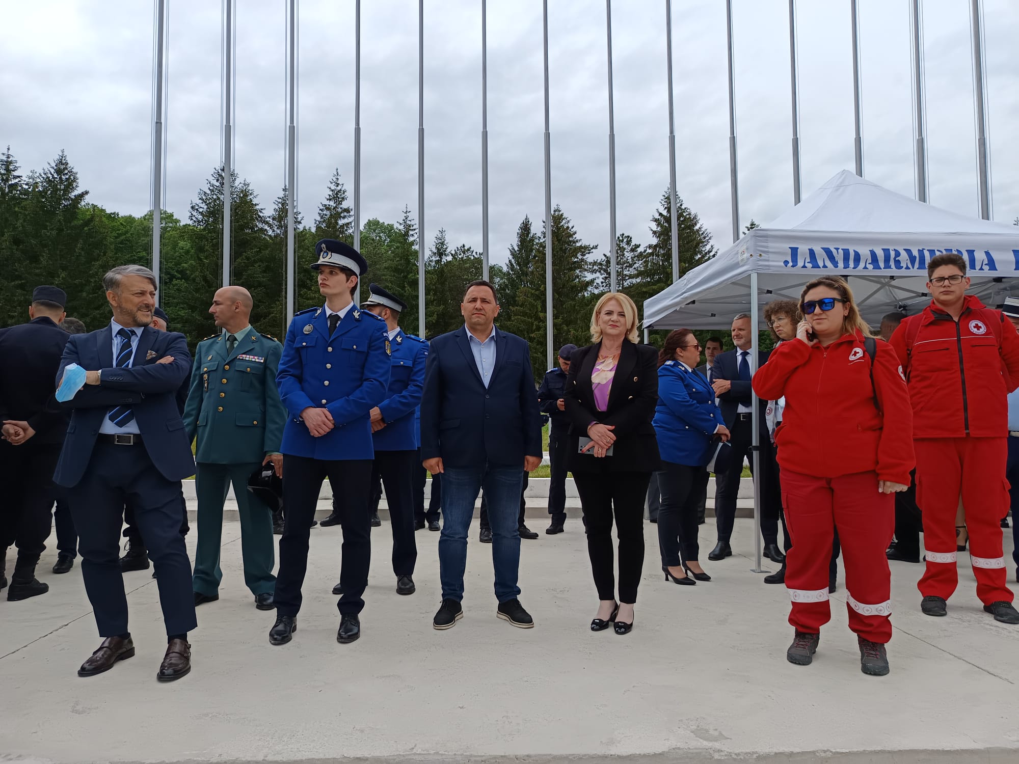 Jandarmeria Română a organizat la Ochiuri, exercițiul internațional, de nivel operativ, tip JOINT, CARPATHIANS BLUE SHIELD 2024