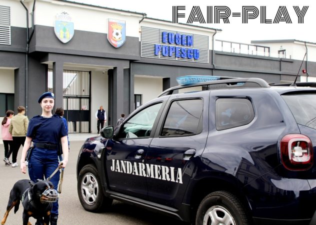 Jandarmii dâmbovițeni vor asigura măsurile de ordine publică, dumincă, 26 mai a.c., pe stadionul „Eugen Popescu”