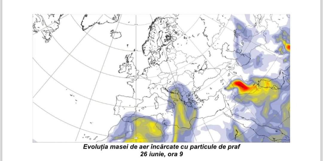 AVERTISMENTUL AUTORITĂȚILOR: Aer cu praf saharian deasupra României miercuri și joi, MARE ATENȚIE pentru cei cu afecțiuni respiratorii