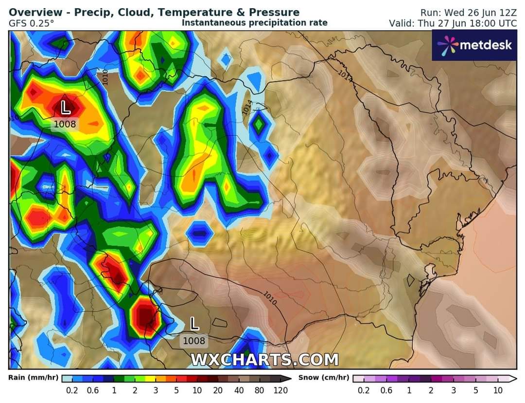 JOI, 27 IUNIE 2024: Căldură și furtuni după-amiază