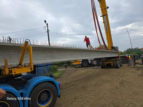 Se lucrează  în  ritm susținut la noul pod pe DC 159 Niculești, care are ca obiectiv îmbunătățirea infrastructurii rutiere.