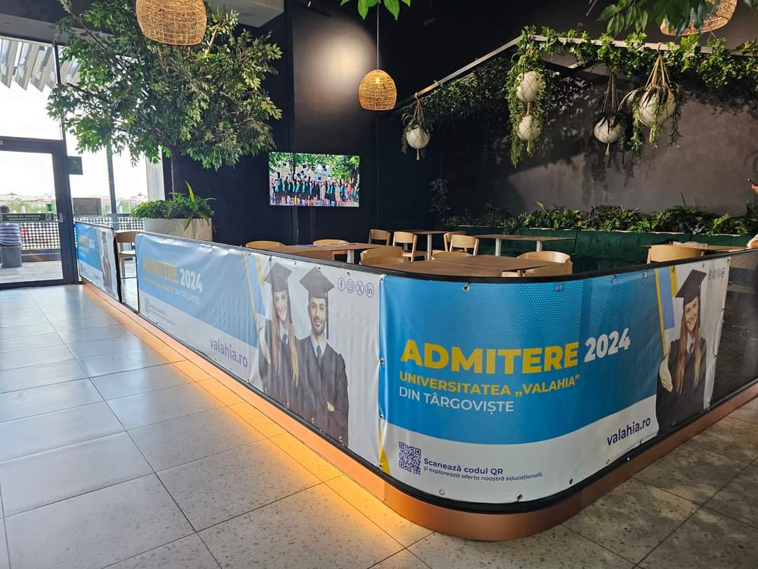 Admitere 2024: Universitatea „Valahia” din Târgoviște a deschis un punct de informare la DâmbovițaMall pentru a oferi detalii