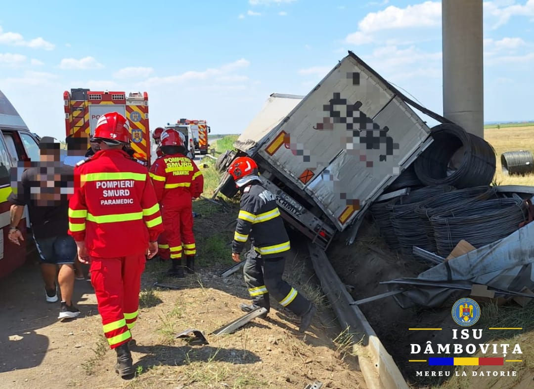 Accident grav între un autotren și autoutilitară: Trei persoane decedate ,alte patru rănite grav, astăzi, în jurul orei 13:15,